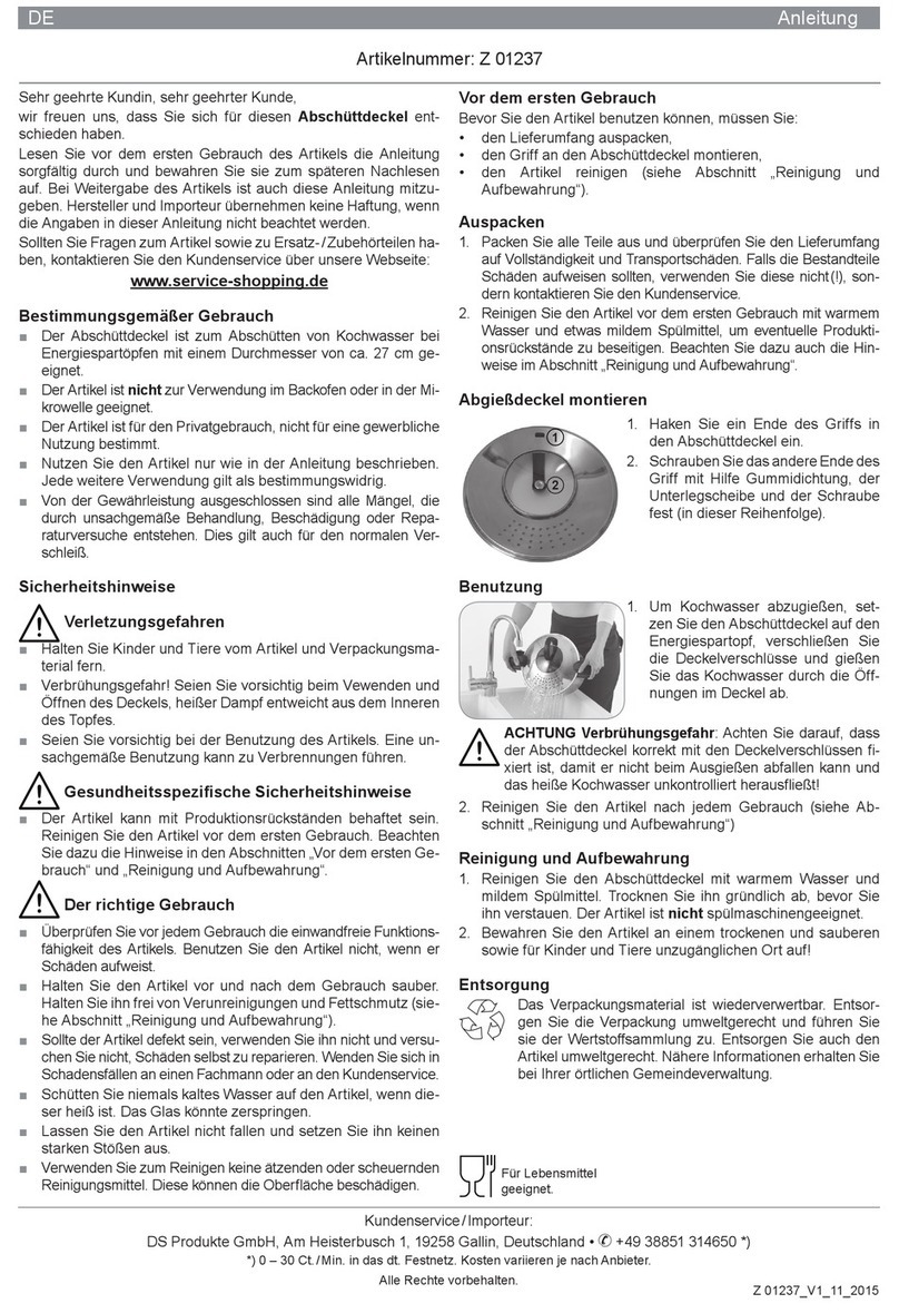 DS Produkte Z 01237 instructions DS Produkte Z 01237 instructions