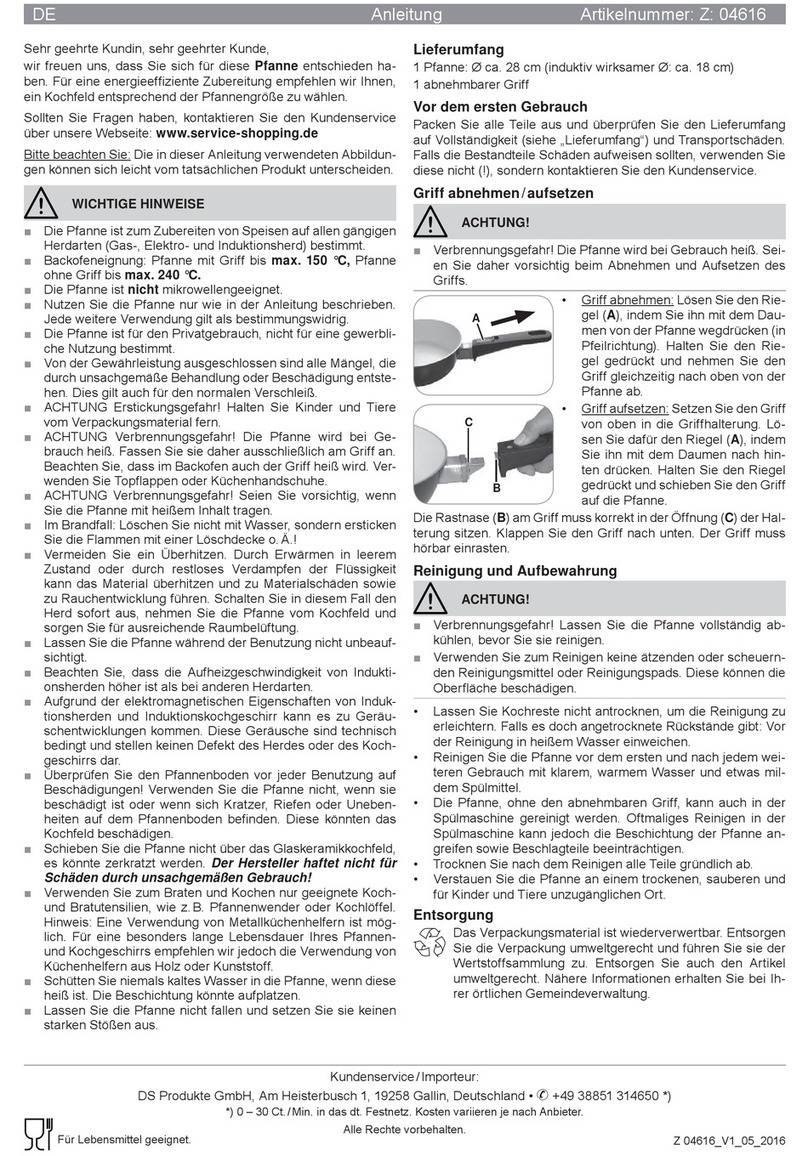 DS Produkte Z 04616 instructions
