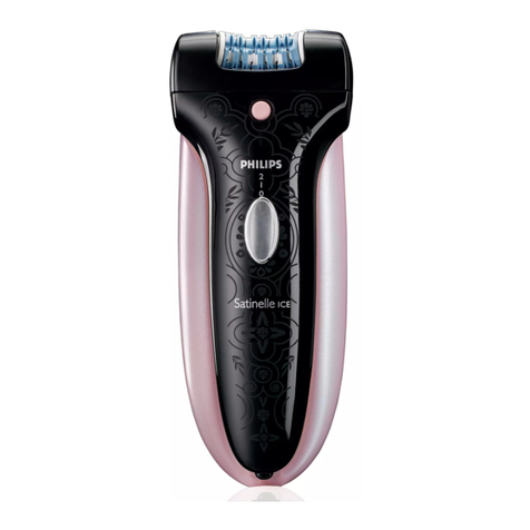 Philips Satinelle Ice HP6496 User manual