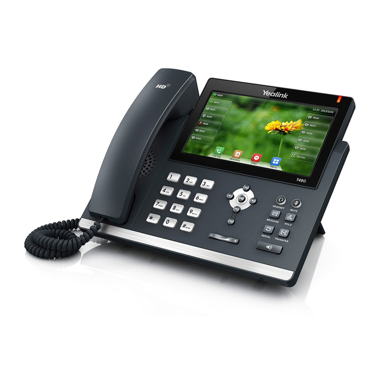 Yealink SIP-T48S User manual