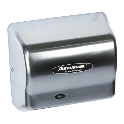 American Dryer Advantage AD90 owner's manual American Dryer Advantage AD90 owner's manual