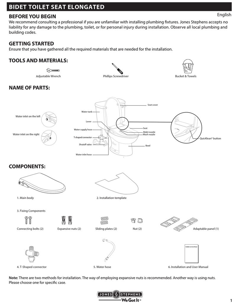 Jones C10011BID instructions