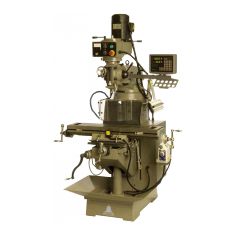 CHESTER 836 TURRET MILL Operation manual