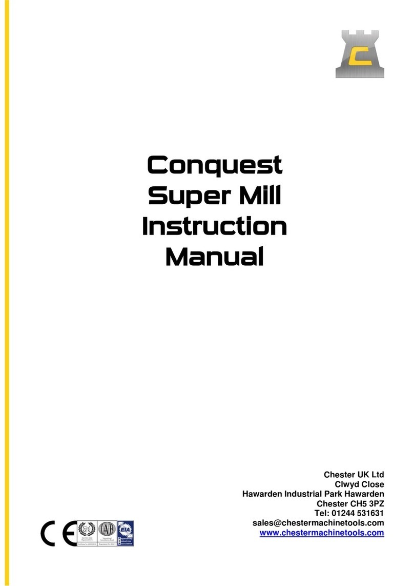CHESTER Conquest Super Mill instruction manual