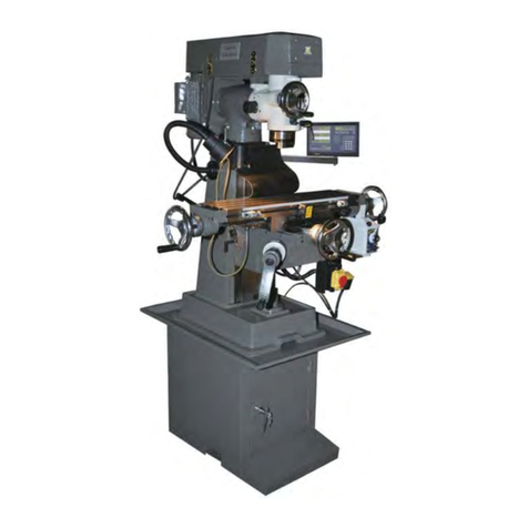 CHESTER 626 TURRET MILL Operation manual