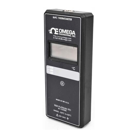 Omega 868F User manual