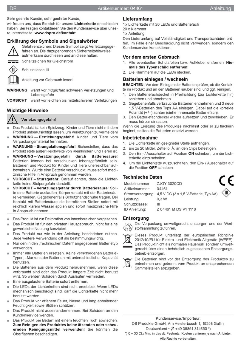 DS Produkte ZJGY-3020CD instructions