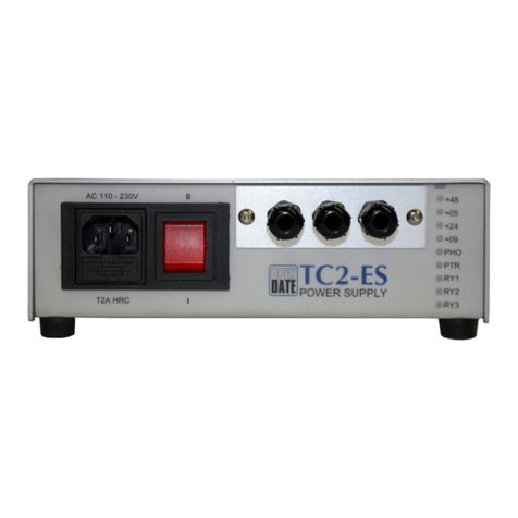 Open Date Equipment TC2-ES operating instructions