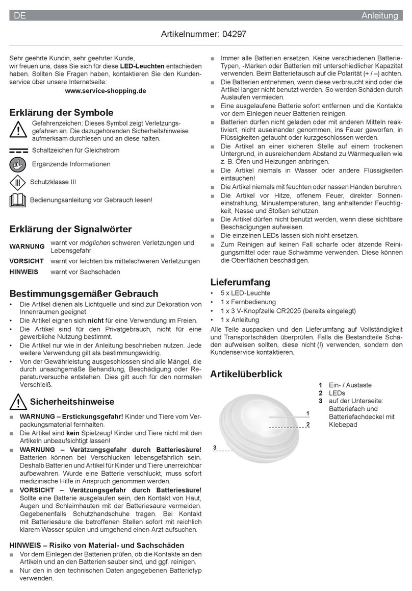 DS Produkte LED6 instructions