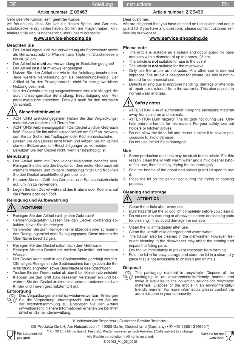 DS Produkte Z 0646 User manual