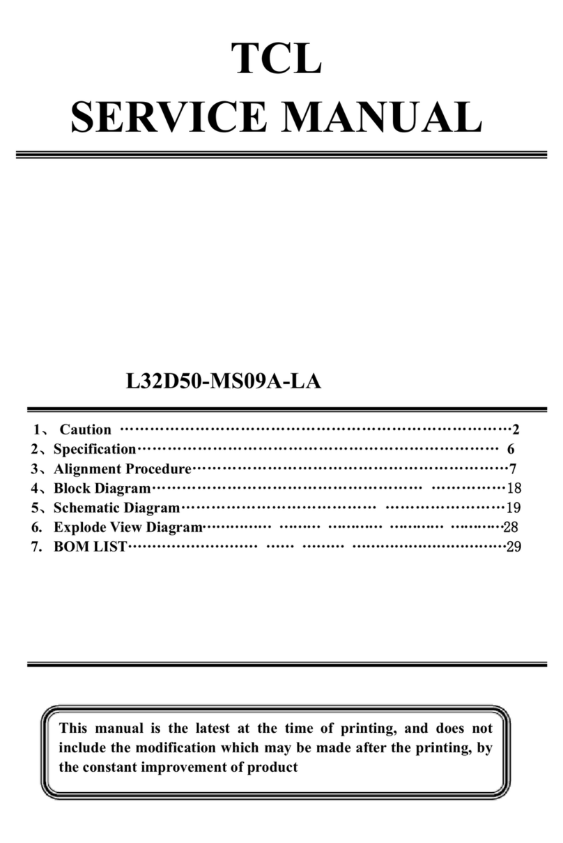TCL MS09-LA Series User manual
