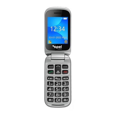 Opel mobile FlipPhone 4 User manual
