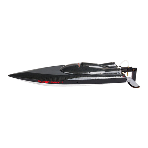 RC-PRO SONIC 26-XLI BOAT operating instructions