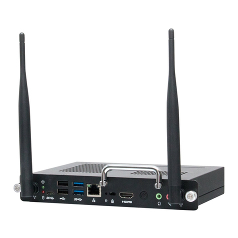 promethean OPS-M Series Quick install guide