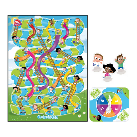 Hasbro Gaming Chutes and Ladders quick start guide