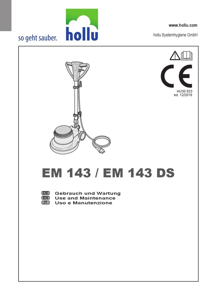 hollu EM 143 Use and maintenance