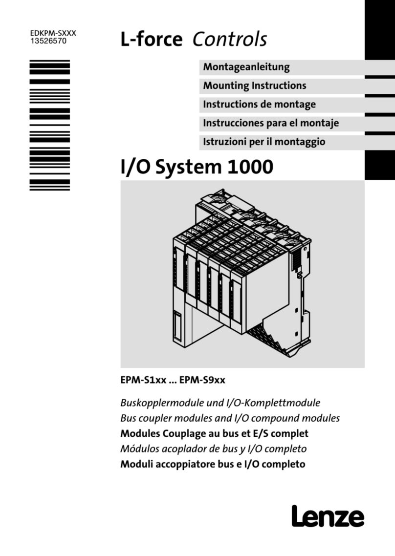 Lenze L−force EPM-S1 Series User manual