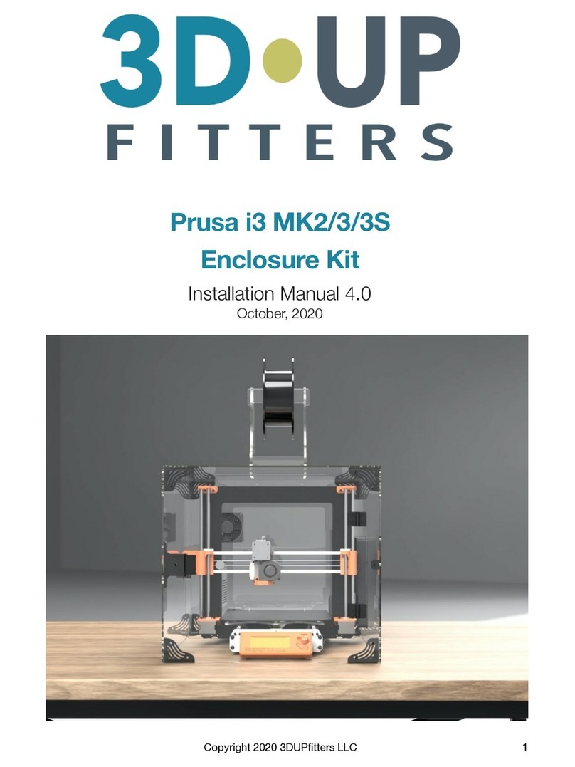 3D Upfitters Prusa i3 MK2 User manual