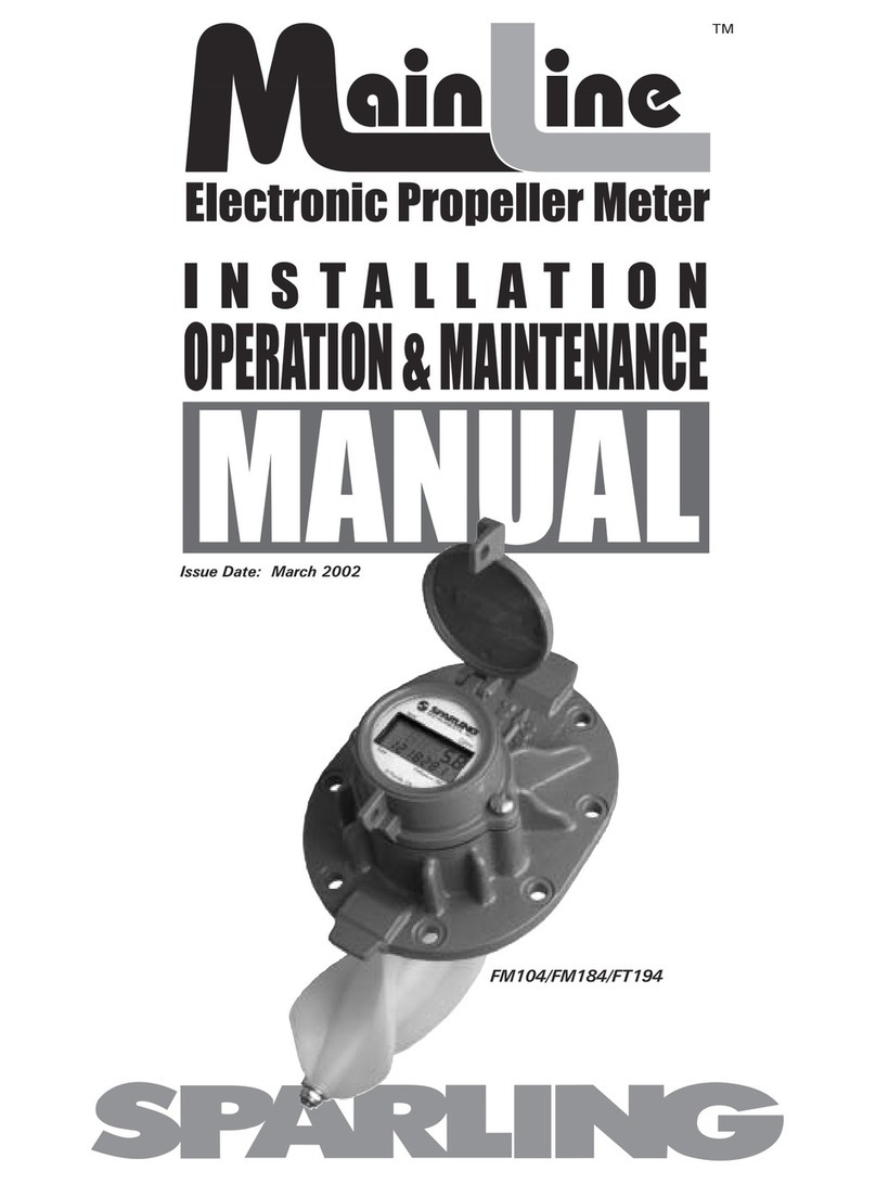 SPARLING MainLine FM-104 Owner's manual
