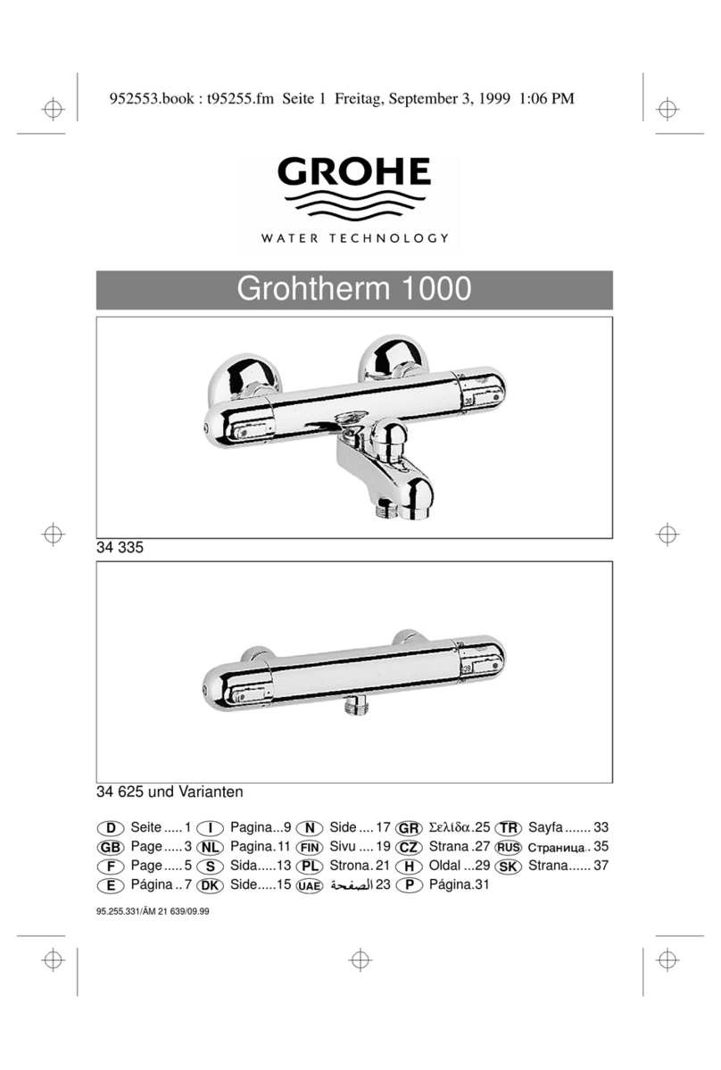 Grohe Grohtherm 1000 34 334 User manual