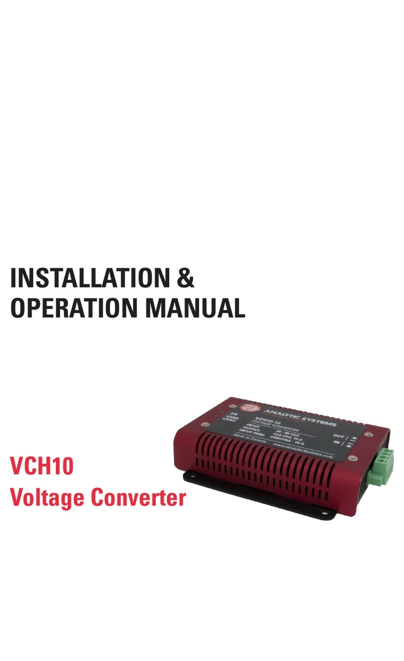MDS Power VCH10 User manual