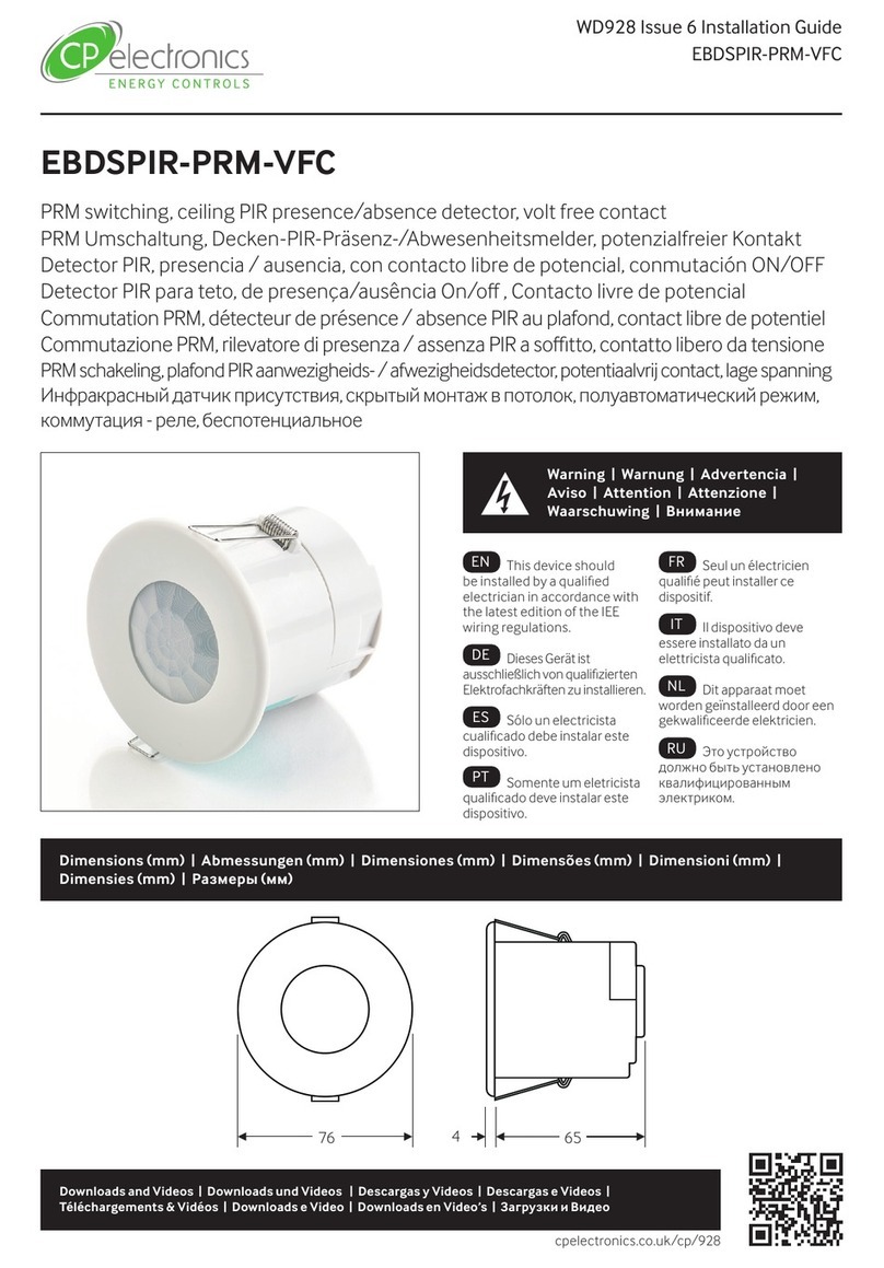 C.P. Electronics EBDSPIR-PRM-VFC User manual