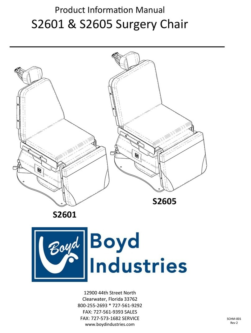 Boyd S2601 Product information manual