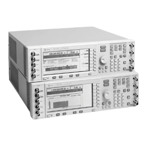 Agilent Technologies ESG series Installation and operation manual