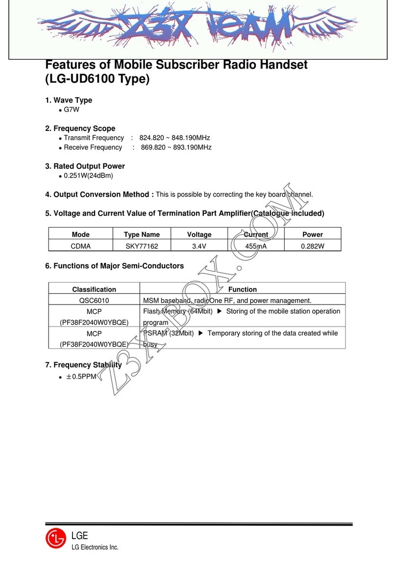 LG LG-UD6100 Service manual