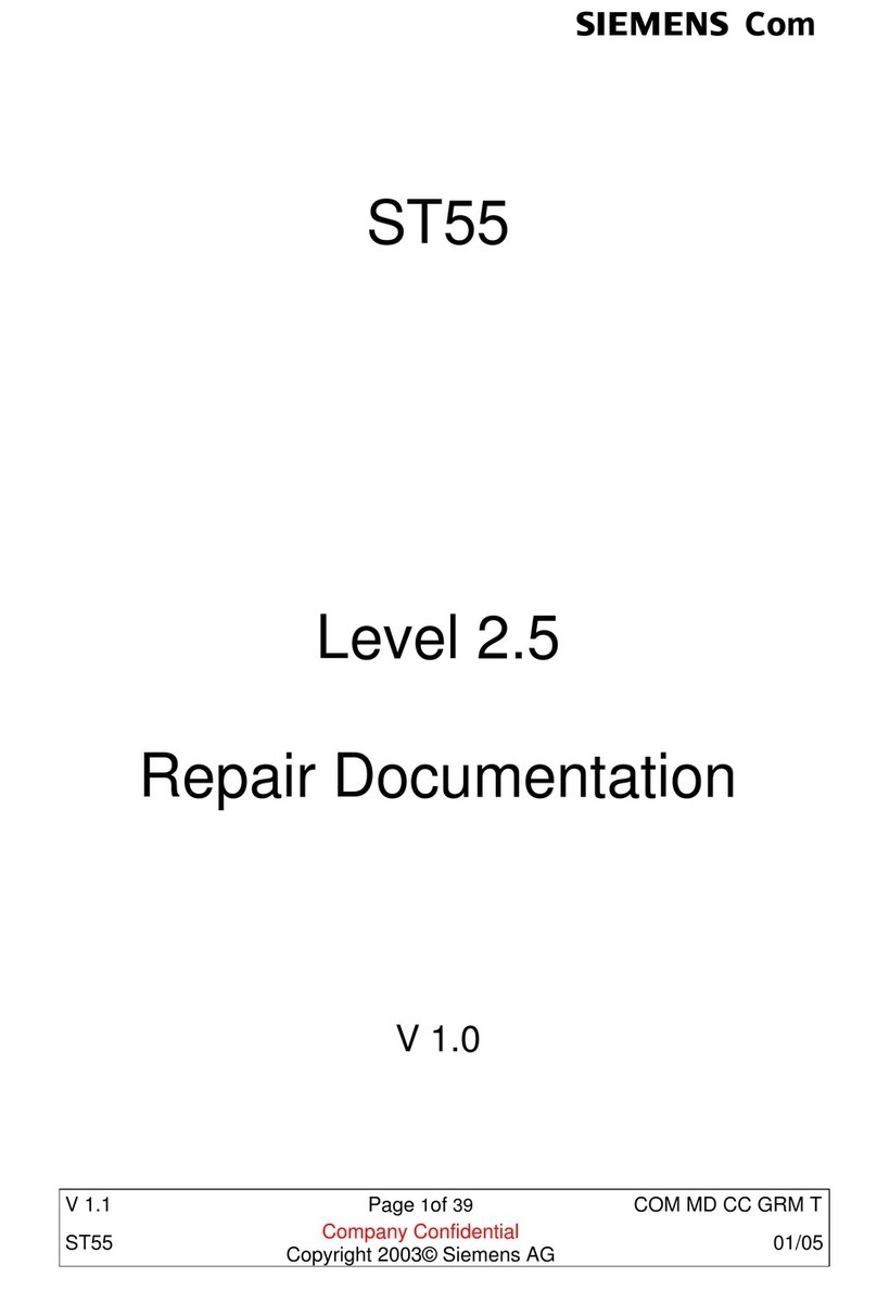 Siemens ST55 Operator's manual
