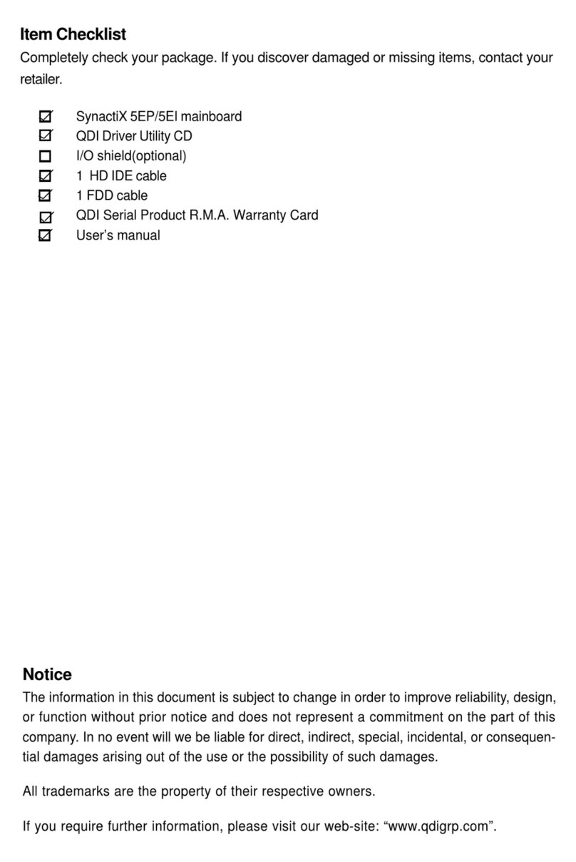 Quantum Design SynactiX 5EP User manual