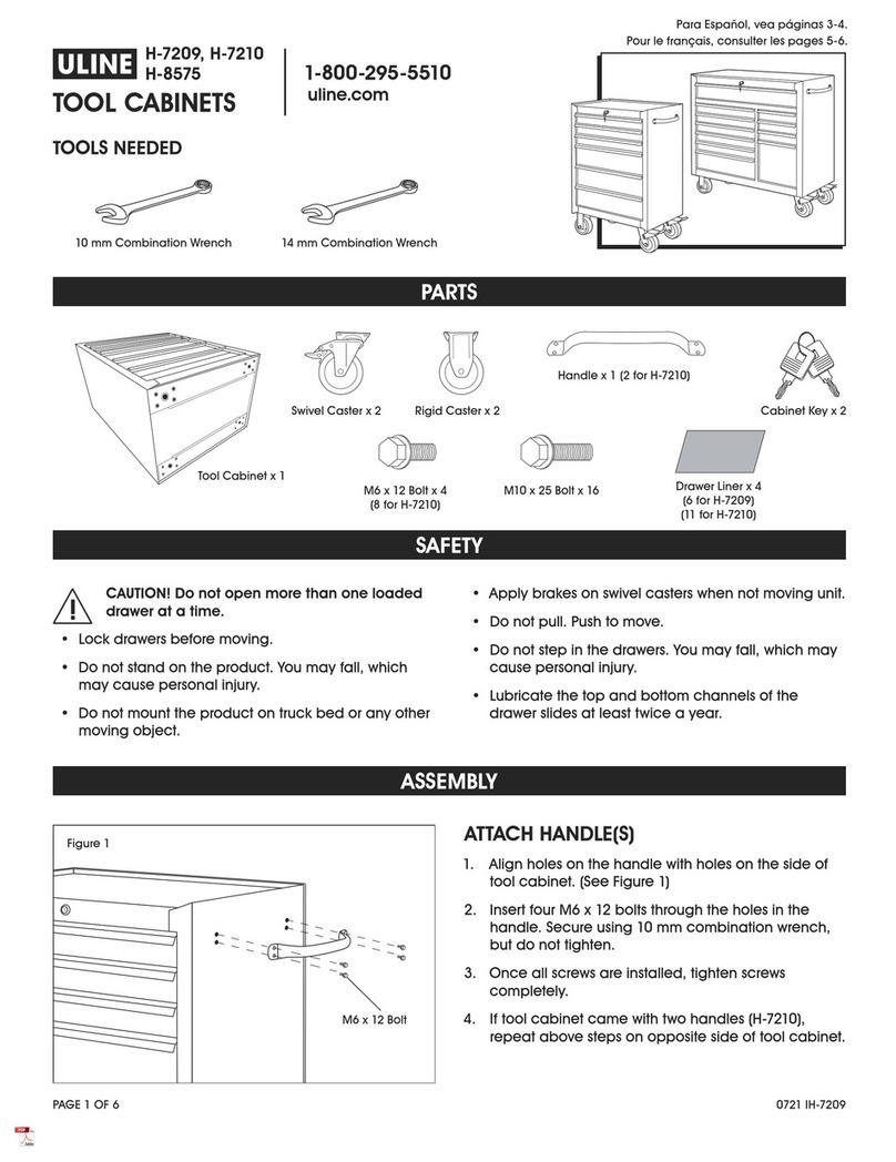 U-Line H-7209 User manual