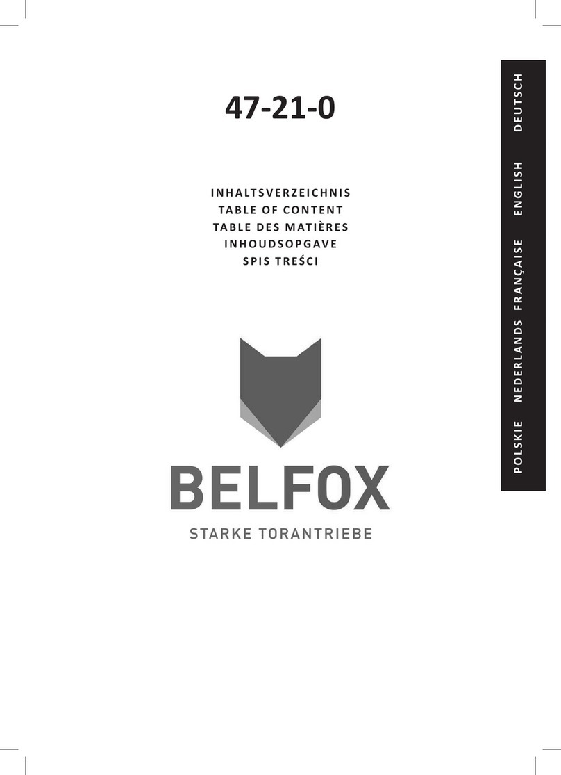 BelFox 47-21-11A installation instructions BelFox 47-21-11A installation instructions