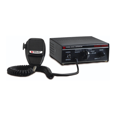 Federal Signal Corporation PA300 Series 690009 Manual