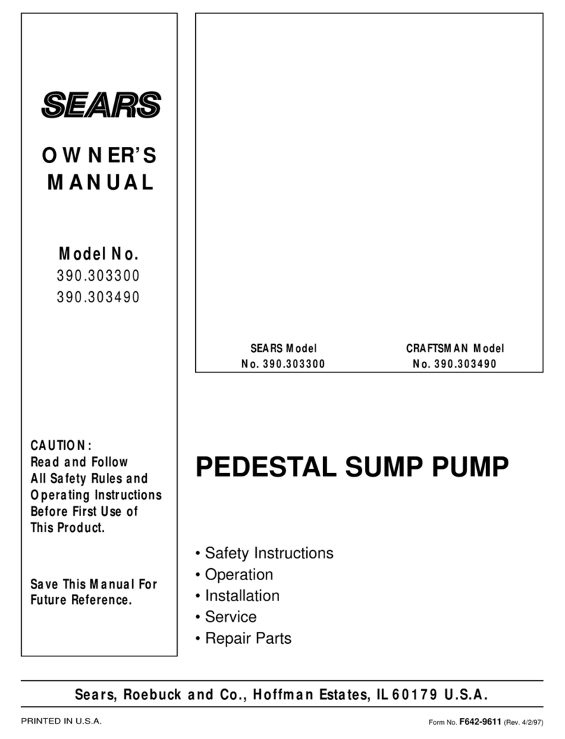 Sears 390.303300 owner's manual