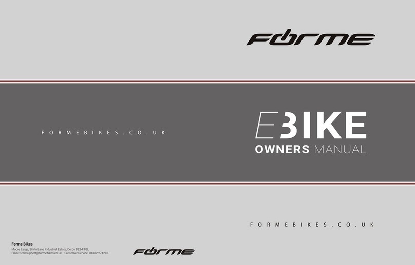 eBike Forme owner's manual