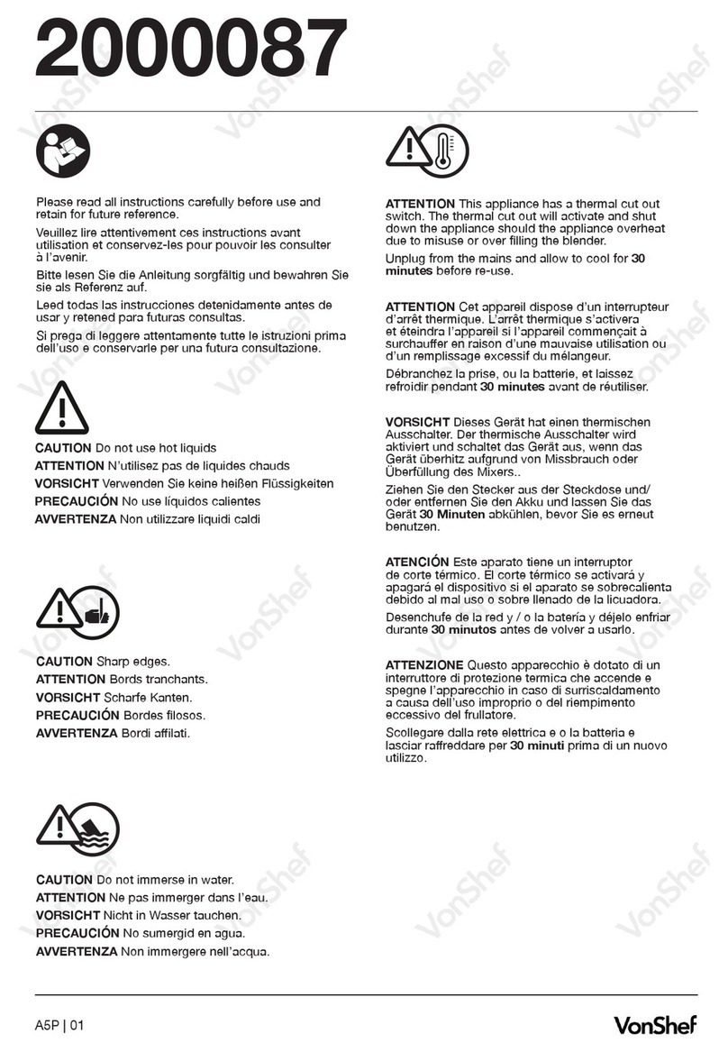 VonShef 2000087 manual
