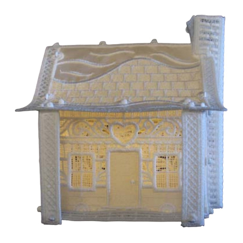OESD Christmas Village: Cottage with Fence User manual