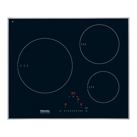 Miele KM 6310 Operating and installation instructions Miele KM 6310 Operating and installation instructions