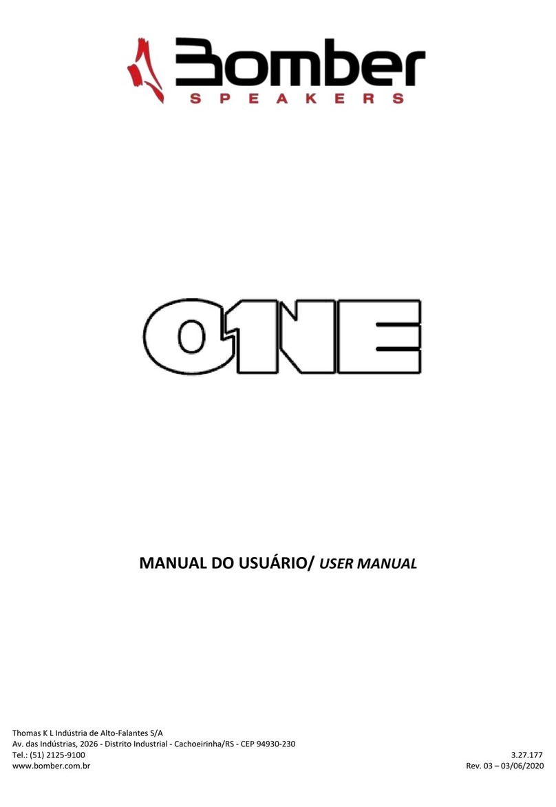 Bomber SW8B-ONE B4 user manual