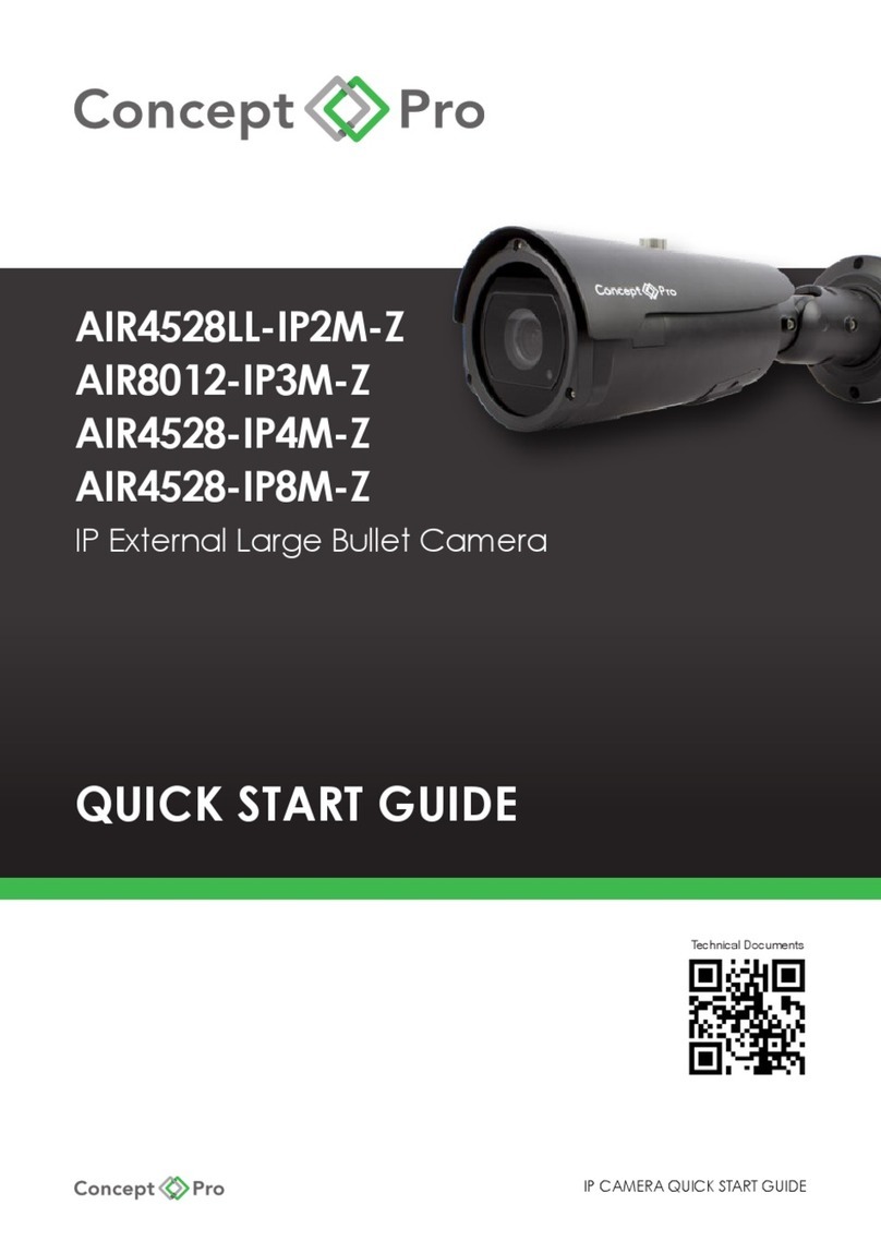 Concept Pro AIR8012-IP3M-Z quick start guide