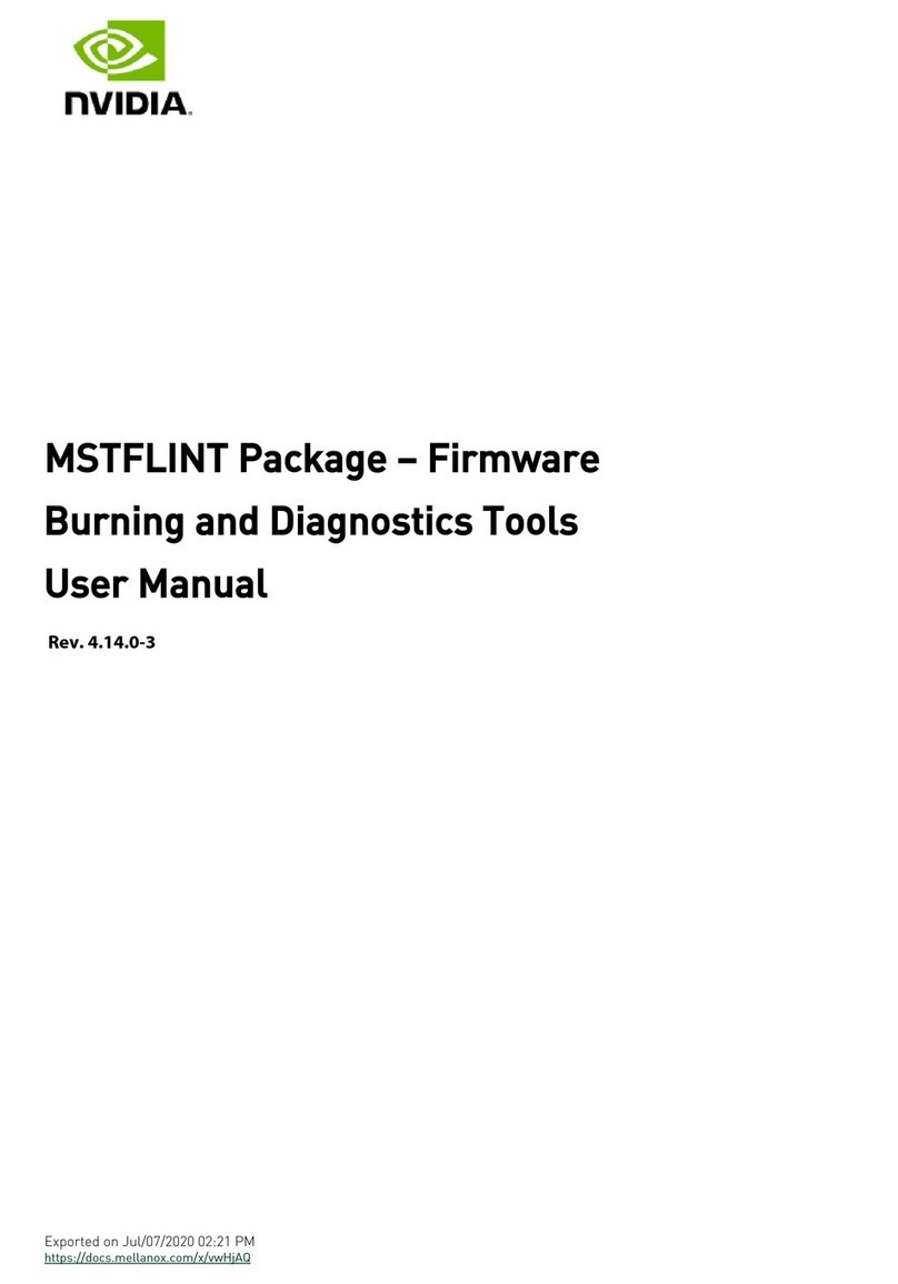Nvidia MSTFLINT manual