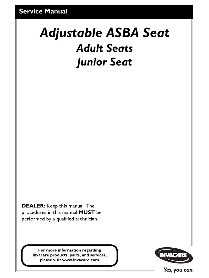Invacare Adjustable ASBA User manual