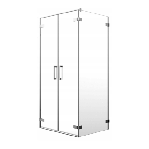 Radaway Arta DWD+S Assembly instruction