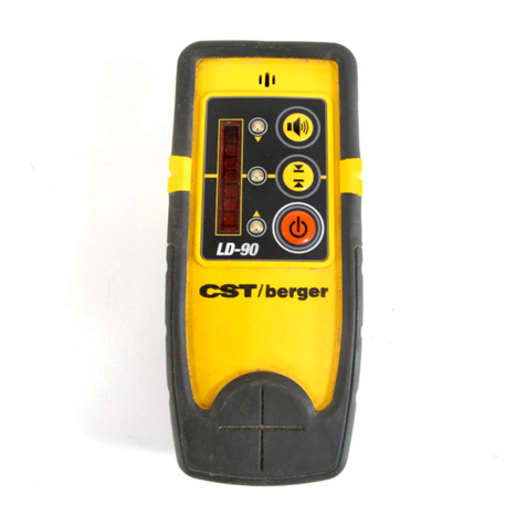 CST/BERGER LD90 User manual CST/BERGER LD90 User manual