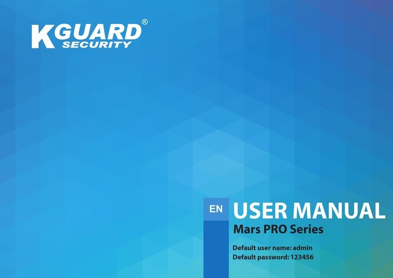 KGuard Security Mars PRO Series user manual