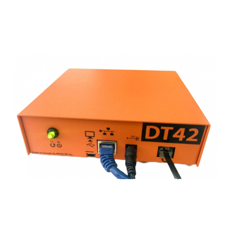 MCDI Extrium DT42 quick start guide