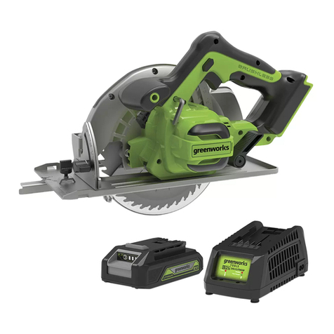 GreenWorks 1500907AU Operator's manual