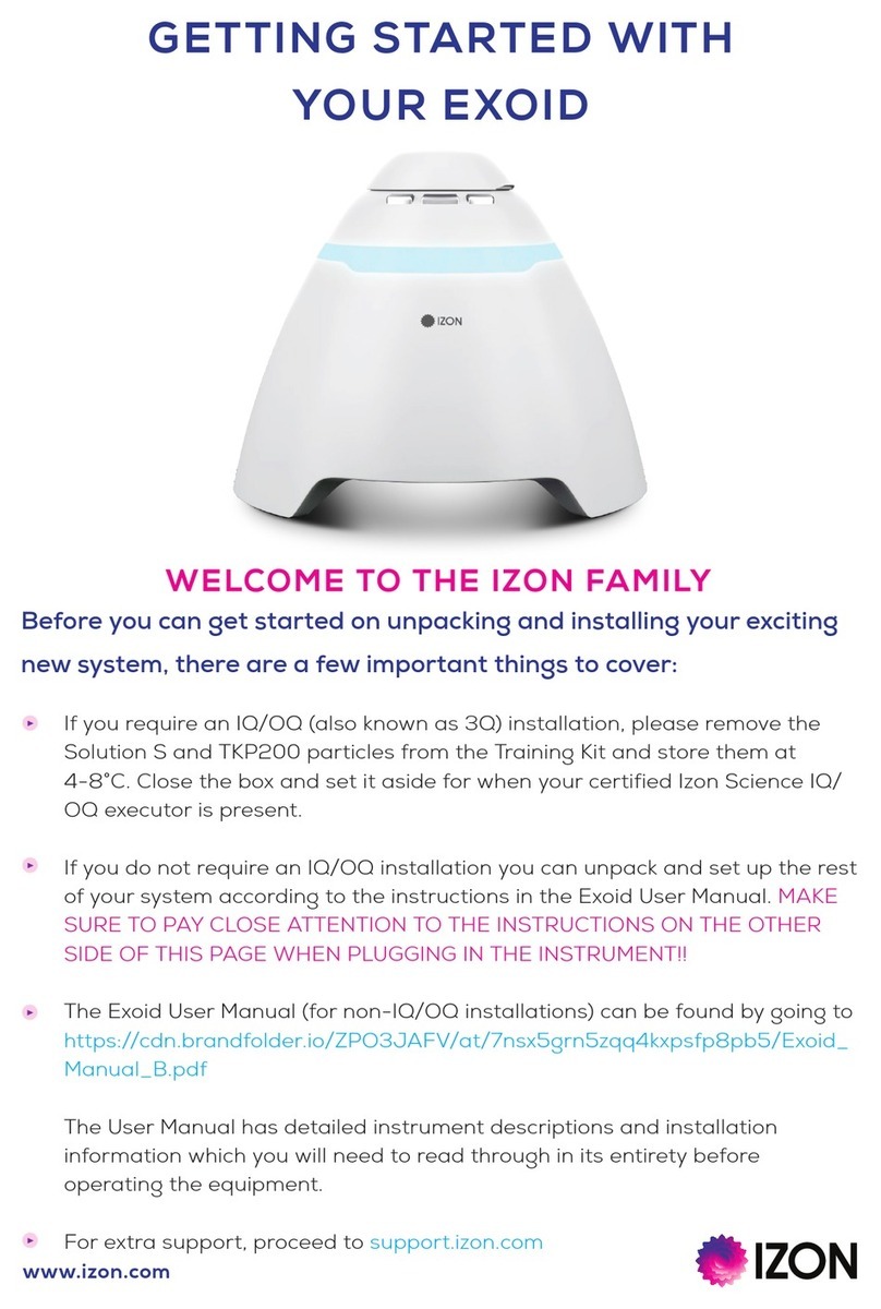 Izon EXOID User manual