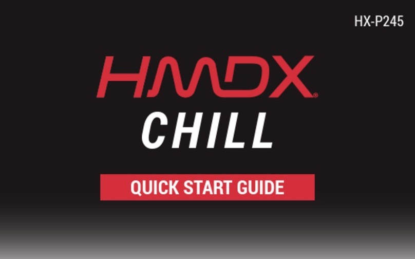 HMDX chill quick start guide